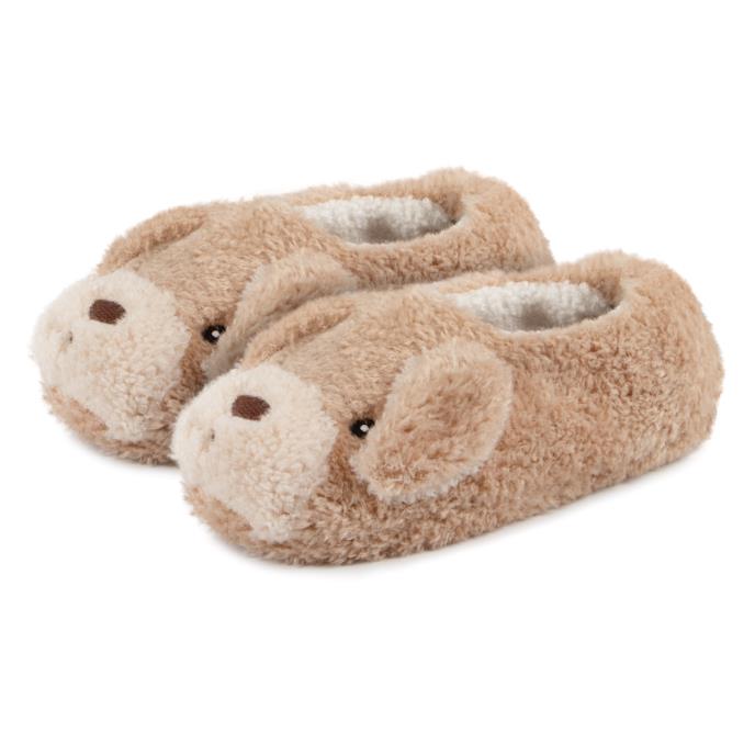 totes toasties® Ladies Novelty Dog Full Back Slippers Dog Extra Image 2